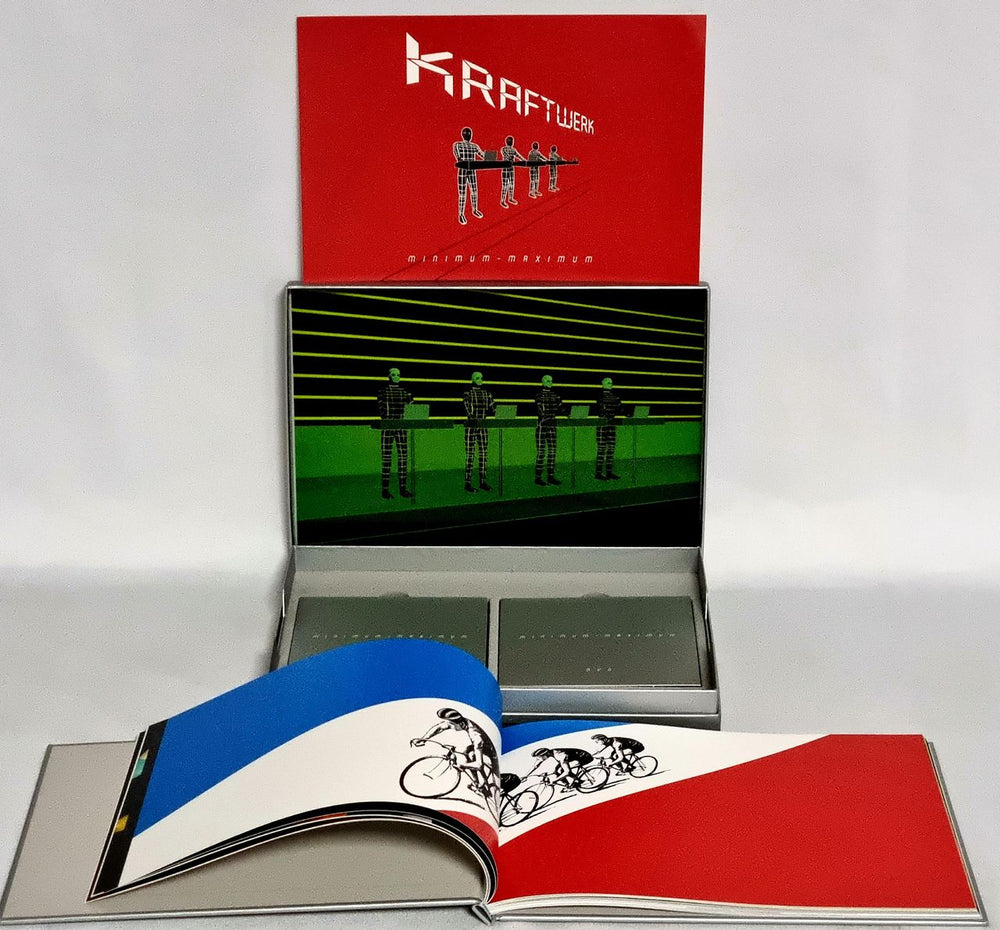 Kraftwerk Minimum - Maximum - Notebook Box Set UK 2-disc CD/DVD set —  RareVinyl.com