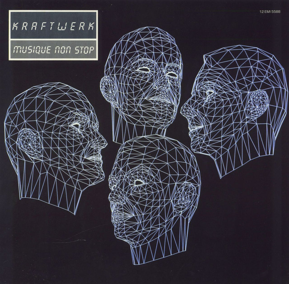 Kraftwerk Musique Non Stop - Promo UK Promo 12" vinyl single (12 inch record / Maxi-single) 12EMI5588