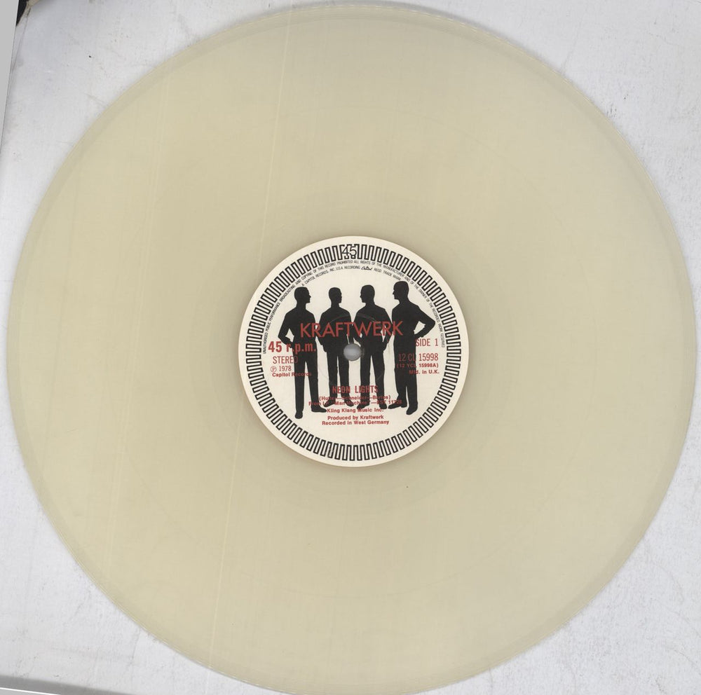 Kraftwerk Neon Lights - Luminous - Factory Sample UK Promo 12" vinyl single (12 inch record / Maxi-single)