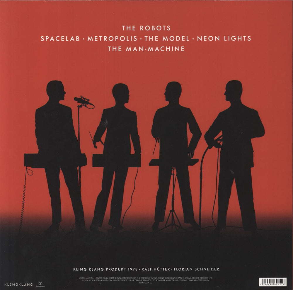 Kraftwerk The Man Machine: Remastered - 180gm Red Vinyl UK vinyl LP album (LP record) 5099996602218