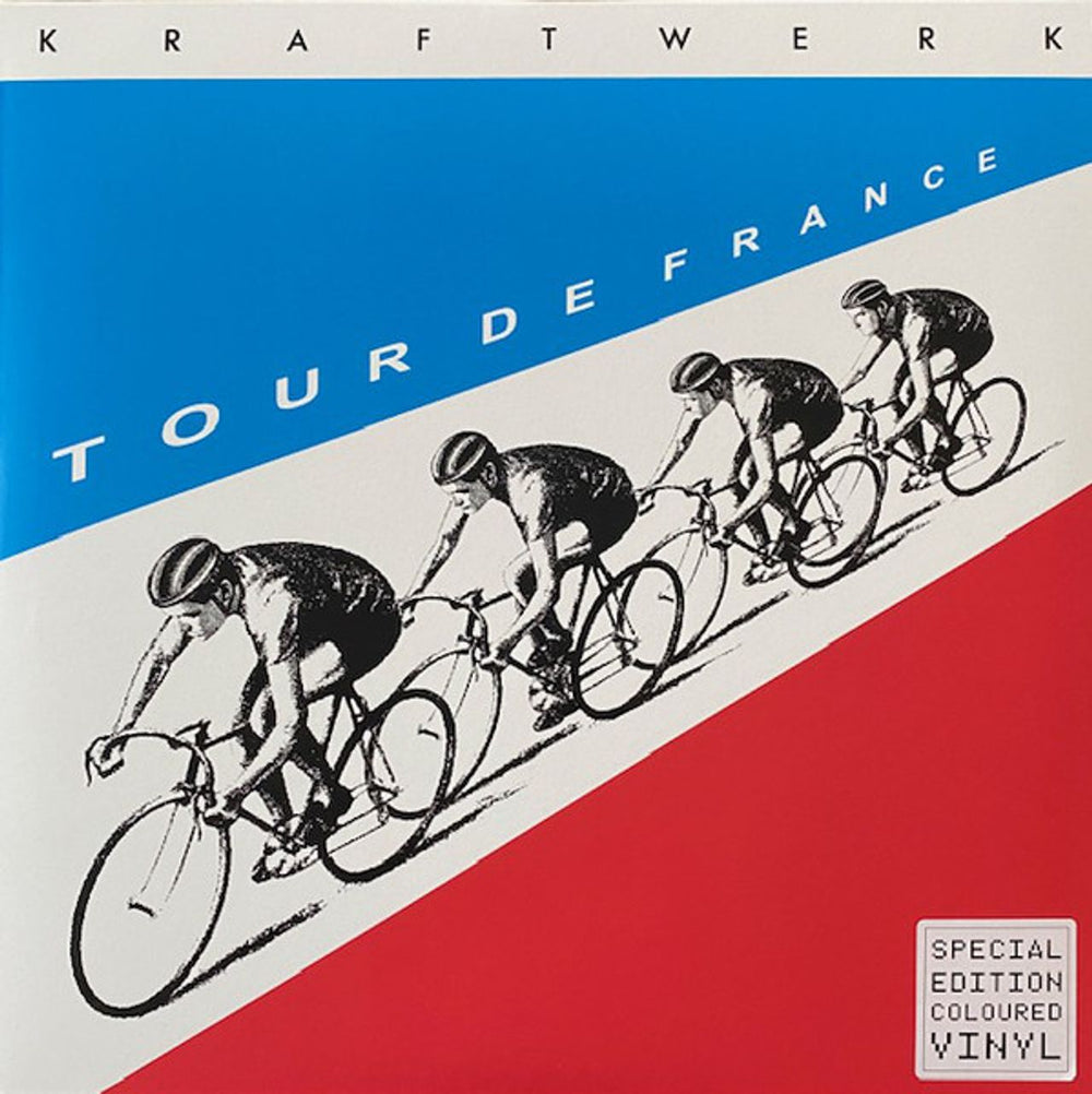 Kraftwerk Tour De France - Red & Blue Vinyl - Sealed UK 2-LP vinyl record set (Double LP Album) KRA2LTO753974