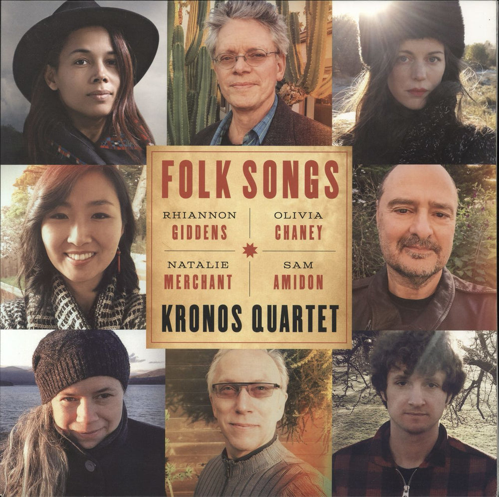 Kronos Quartet Folk Songs UK vinyl LP album (LP record) 559151-1