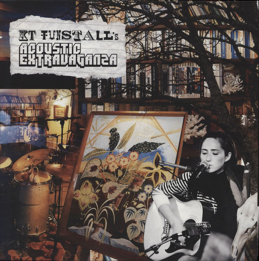 KT Tunstall KT Tunstall's Acoustic Extravaganza - Red & Yellow Vinyl UK vinyl LP album (LP record) 7768710