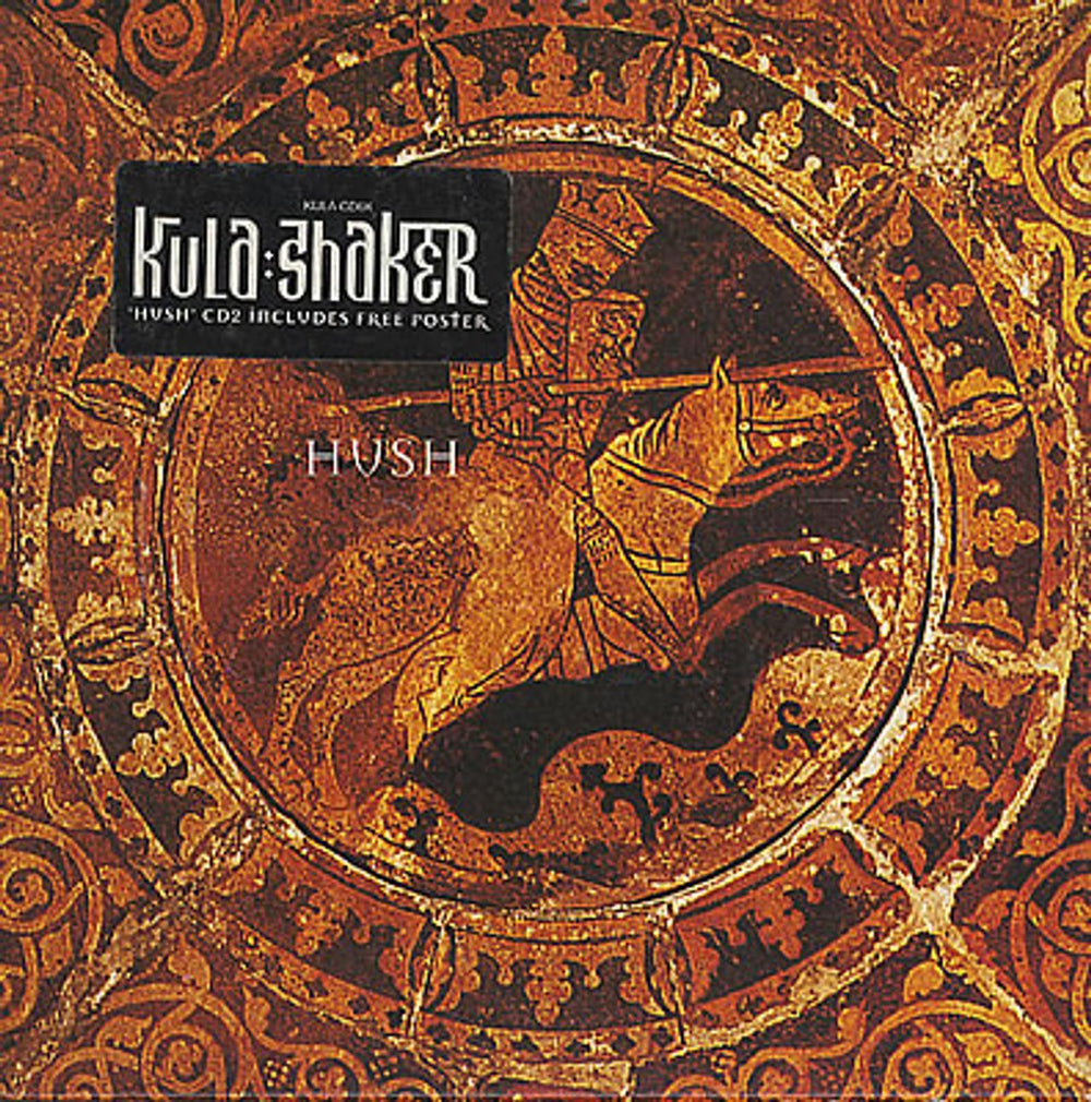 Kula Shaker Hush UK 2-CD single set (Double CD single) KUL2SHU169750