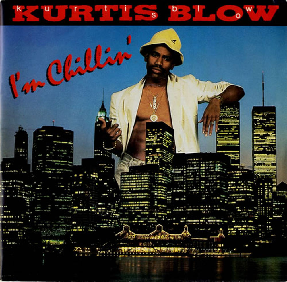 Kurtis Blow I'm Chillin' UK Promo 7" vinyl single (7 inch record / 45) JABDJ42