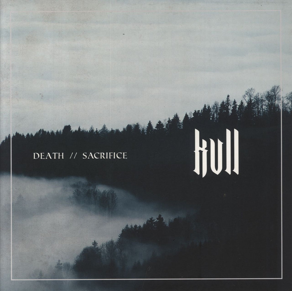 KVLL Death // Sacrifice - Grey Marble Vinyl Australian vinyl LP album (LP record) CUFEAST023LP