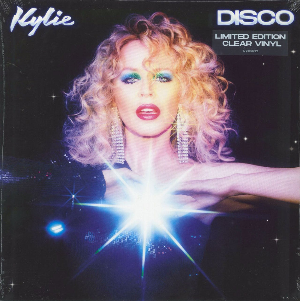 Kylie Minogue Disco - Clear Vinyl + Colour Photo UK Vinyl LP 