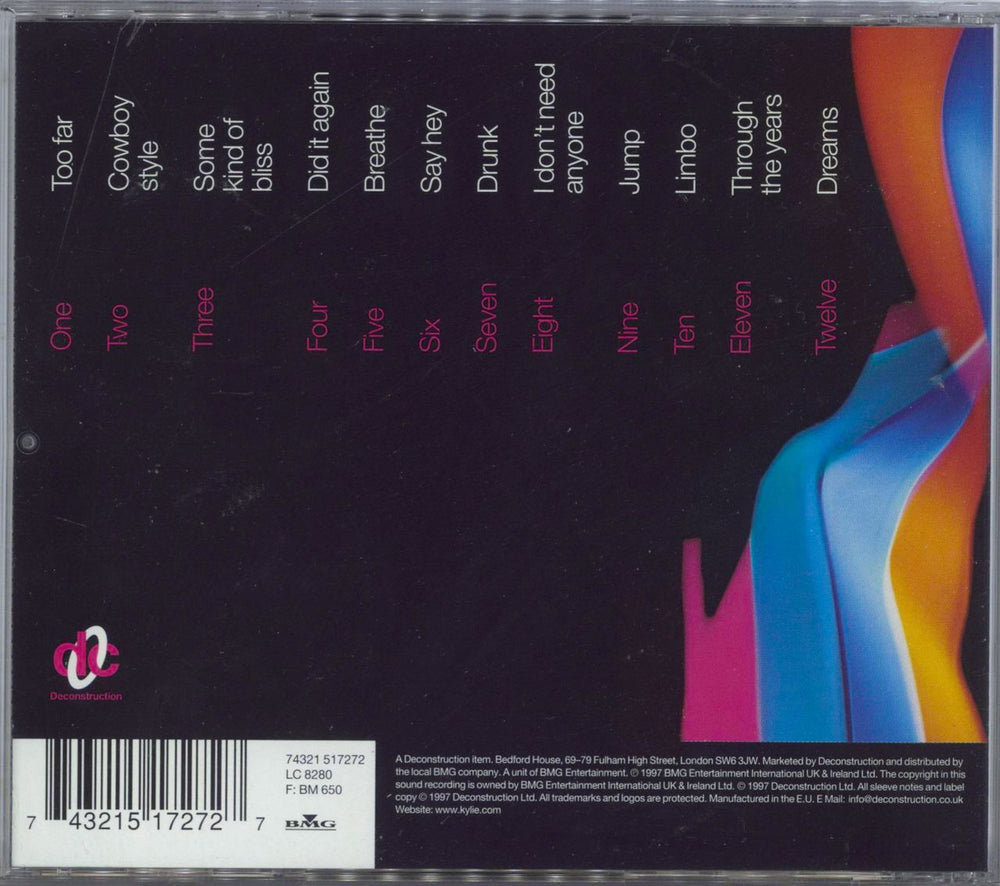 Kylie Minogue Kylie Minogue - 3D Sleeve UK CD album (CDLP) 743215172727