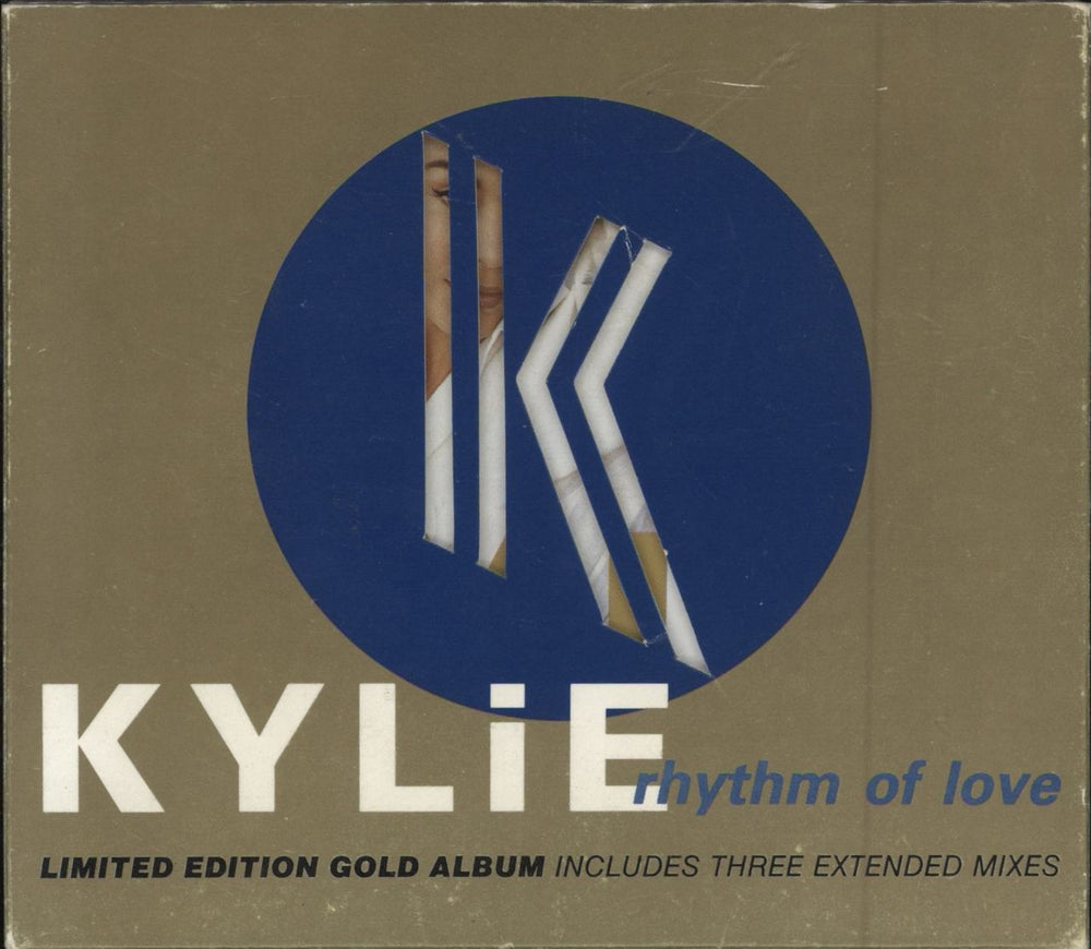 Kylie Minogue Rhythm Of Love - Limited Edition Gold Sleeve UK CD album (CDLP) HFCDL18