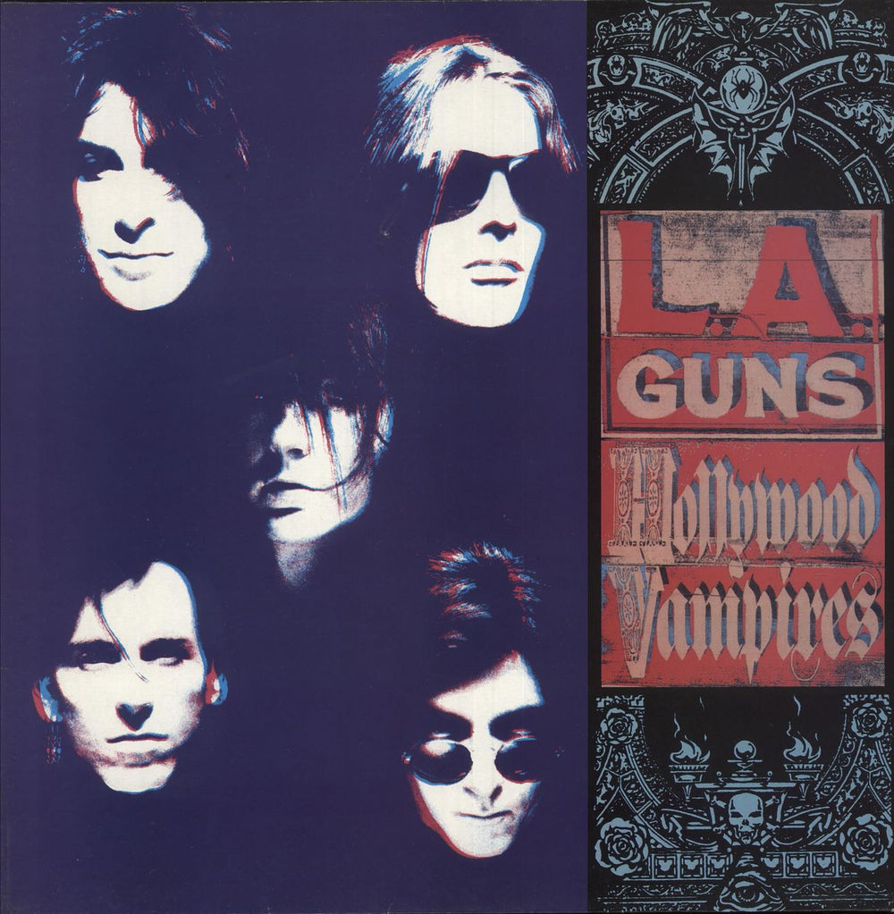 L.A. Guns Hollywood Vampires UK vinyl LP album (LP record) 849604-1