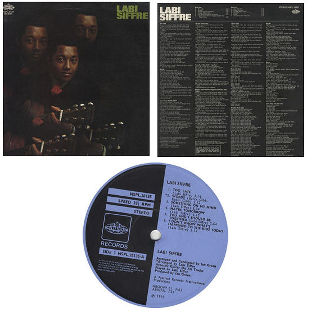 Labi Siffre Labi Siffre UK vinyl LP album (LP record) SIFLPLA443620