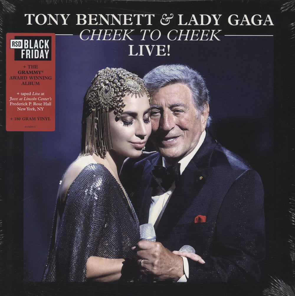 Lady Gaga Cheek To Cheek Live! - RSD BF2022 - 180gm Vinyl - Sealed German 2-LP vinyl record set (Double LP Album) B0036797-01