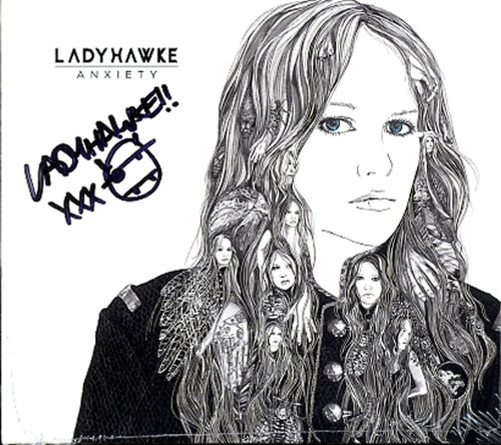 Ladyhawke Anxiety - Autographed UK CD album (CDLP) MODCD155