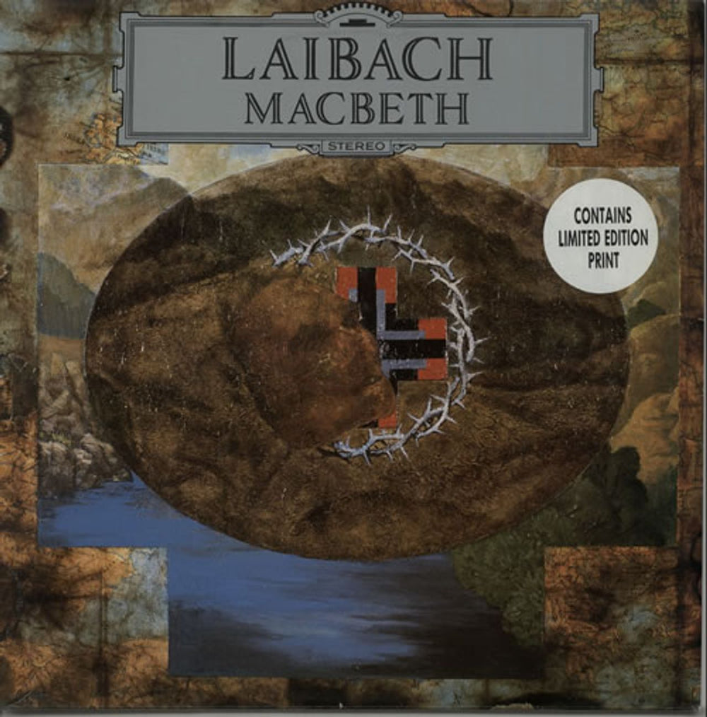 Laibach Macbeth + Print UK vinyl LP album (LP record) STUMM70