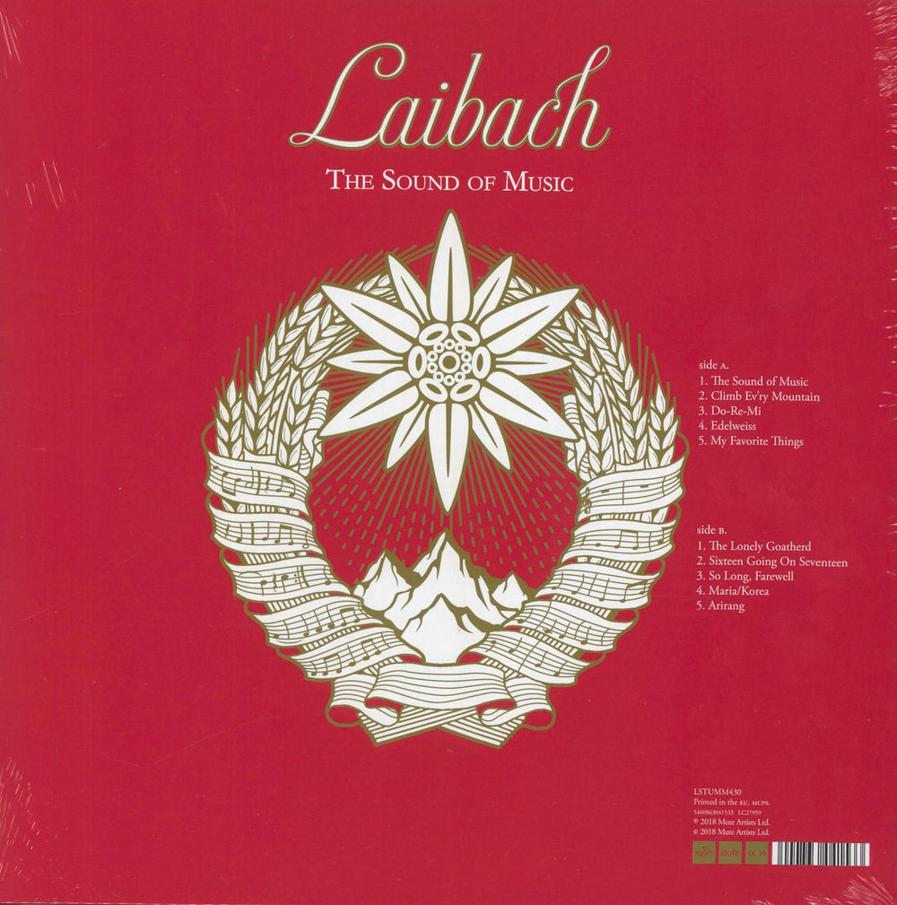 Laibach The Sound Of Music UK vinyl LP album (LP record) 5400863041533