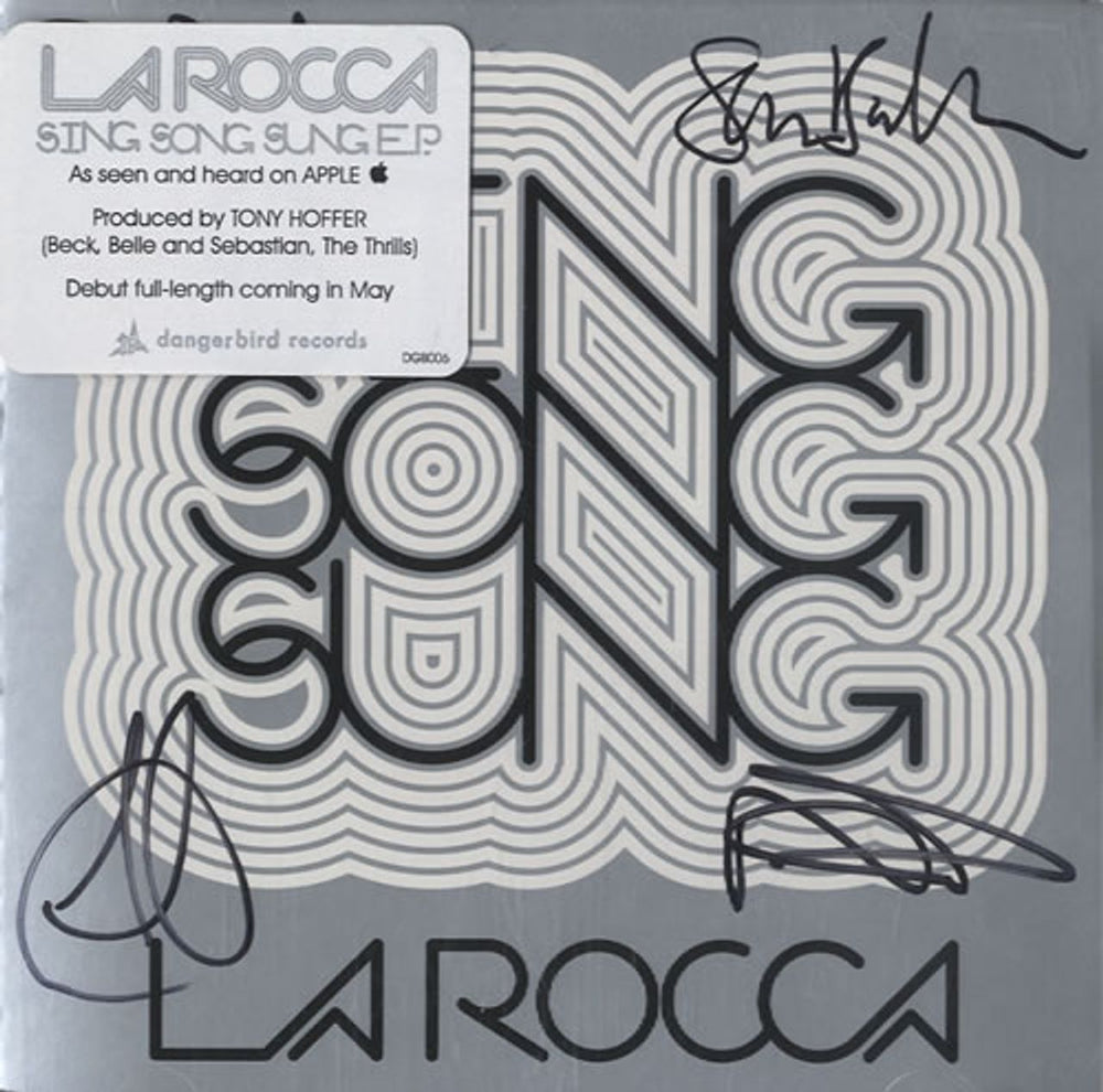 Larocca Sing Song Sung EP - Autographed US Promo CD single (CD5 / 5") DGB006