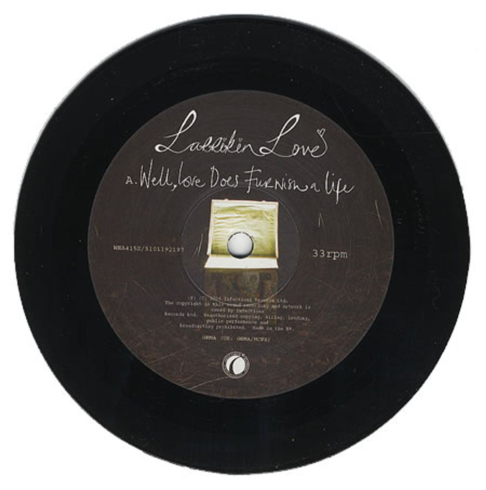 Larrikin Love Well, Love Does Furnish A Life UK 5" vinyl single (5 inch record) LDL05WE385636