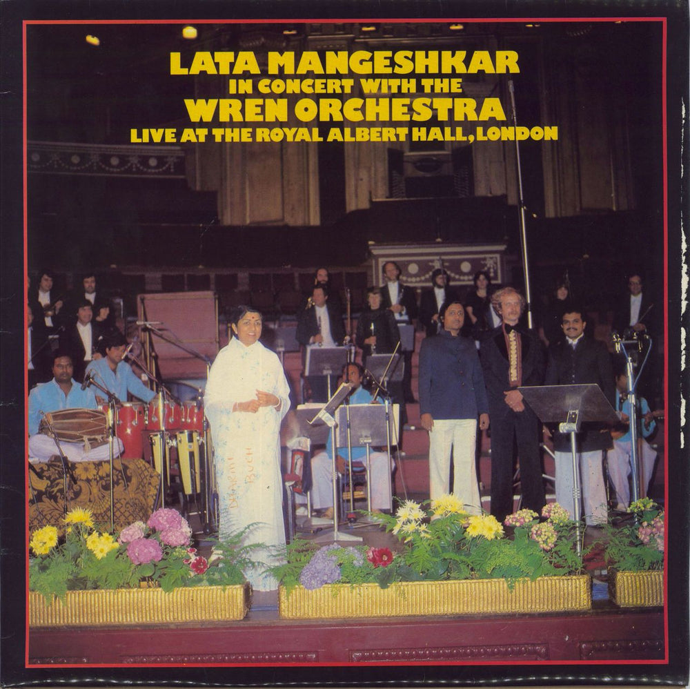 Lata Mangeshkar Live At The Royal Albert Hall, London UK vinyl LP album (LP record) PEASD2027