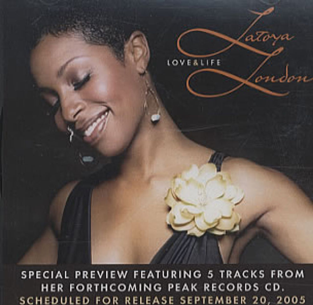 Latoya London Love & Life US Promo CD-R acetate PRO-PK-0068-2