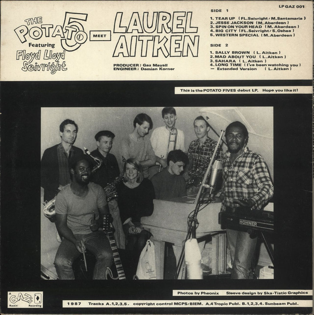 Laurel Aitken Floyd Lloyd & The Potato 5 Meet Laurel Aitken UK vinyl LP album (LP record)