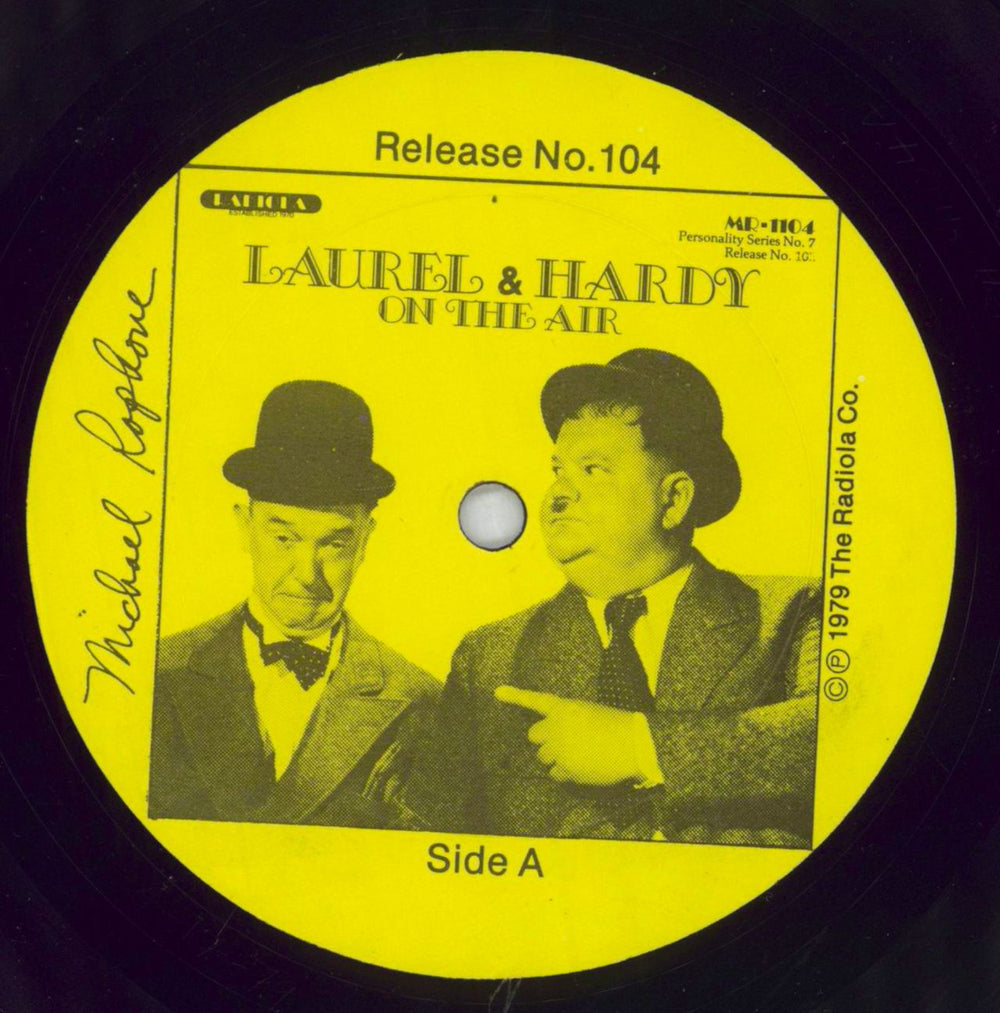 Laurel & Hardy (Comedy) Laurel & Hardy On The Air US vinyl LP album (LP record) L+HLPLA828468