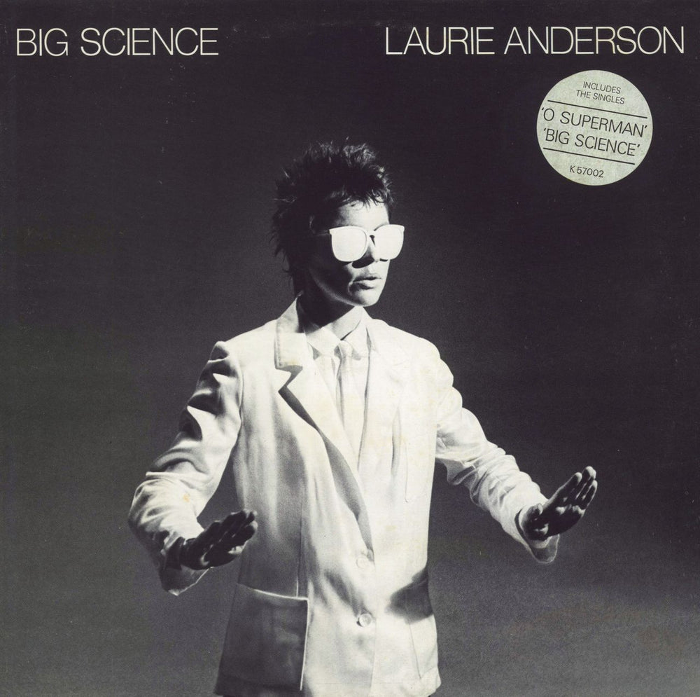 Laurie Anderson Big Science - Hype Stickered UK vinyl LP album (LP record) K57002