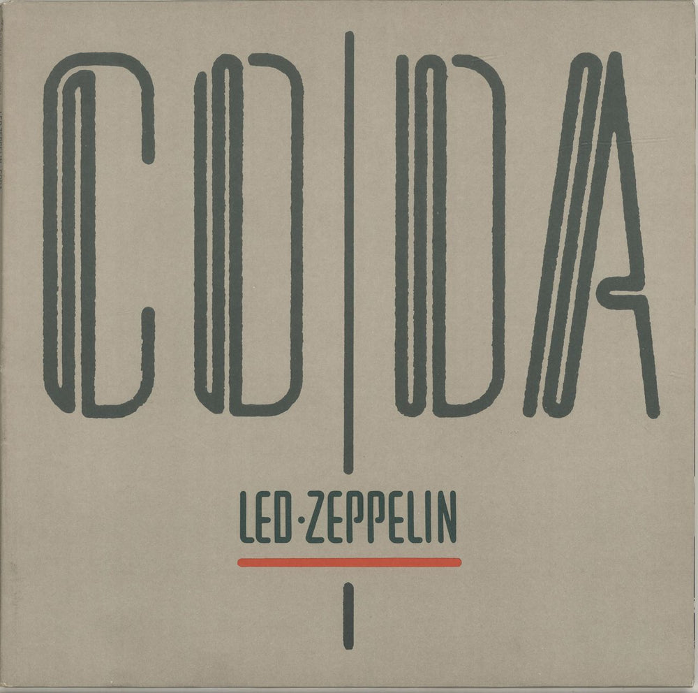 Led Zeppelin Coda - 1st German vinyl LP album (LP record) 79.0051-1