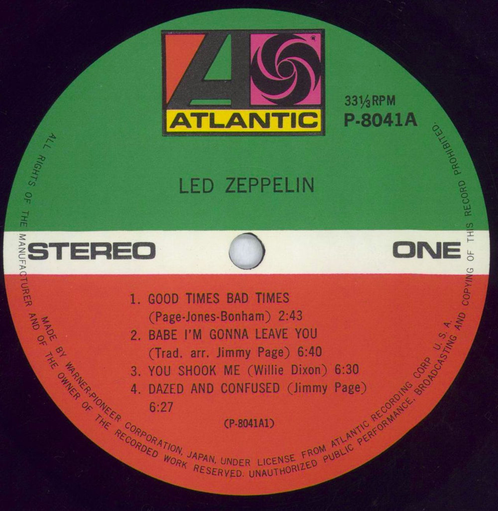 Led Zeppelin Led Zeppelin - ¥2,300 Obi + poster Japanese vinyl LP album (LP record) ZEPLPLE821035