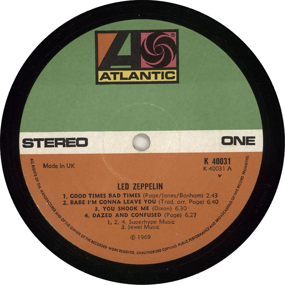 Led Zeppelin Led Zeppelin - 4th - VG UK vinyl LP album (LP record)