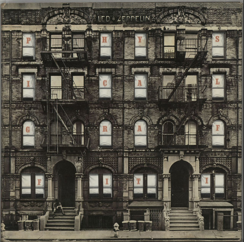 Led Zeppelin Physical Graffiti - 2nd - EX UK 2-LP vinyl record set (Double LP Album) SSK89400