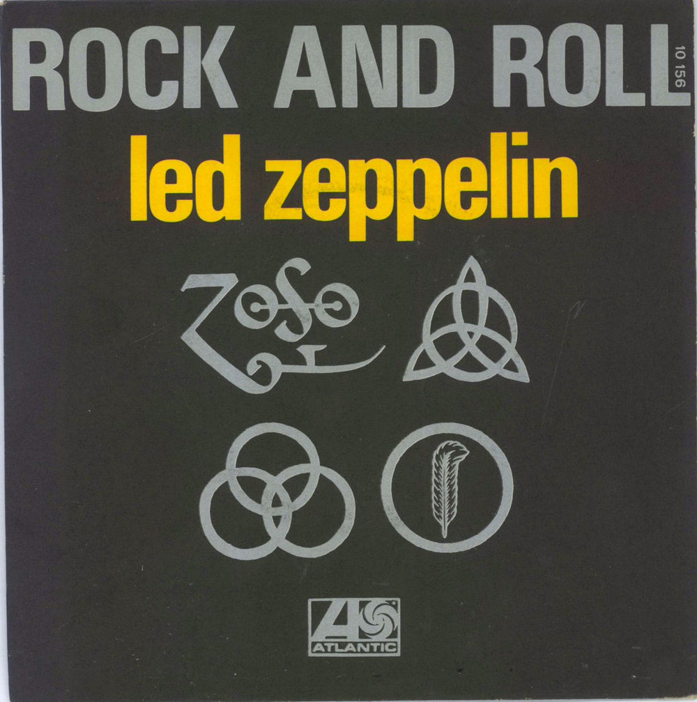 Led Zeppelin Rock And Roll - Red Injection Labels French 7" vinyl single (7 inch record / 45) 10156