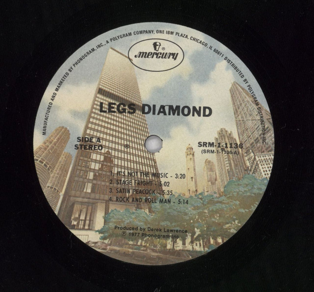 Legs Diamond Legs Diamond US vinyl LP album (LP record)