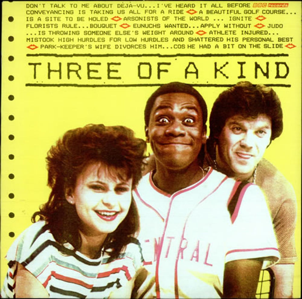 Lenny Henry Three Of A Kind UK vinyl LP album (LP record) REB480