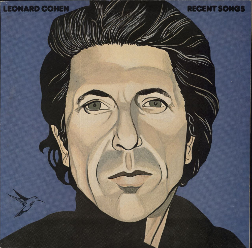 Leonard Cohen Recent Songs + Insert UK vinyl LP album (LP record) 86097