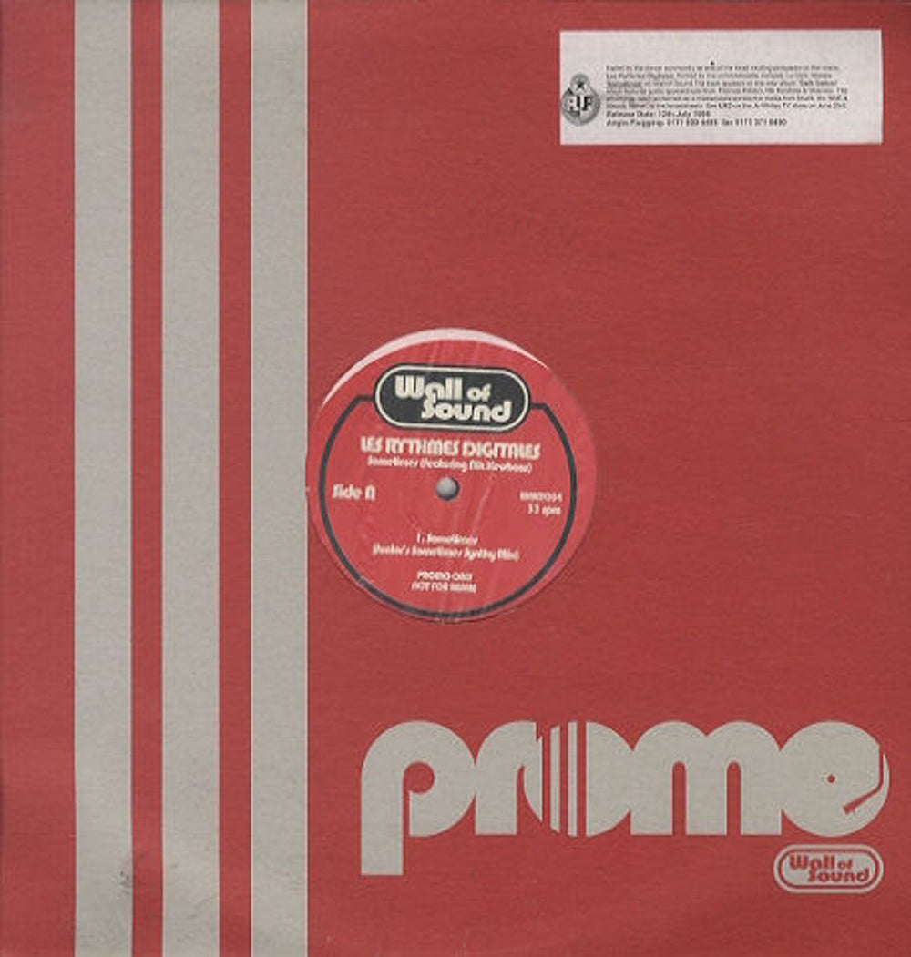 Les Rythmes Digitales Sometimes UK Promo 12" vinyl single (12 inch record / Maxi-single) WALLT054