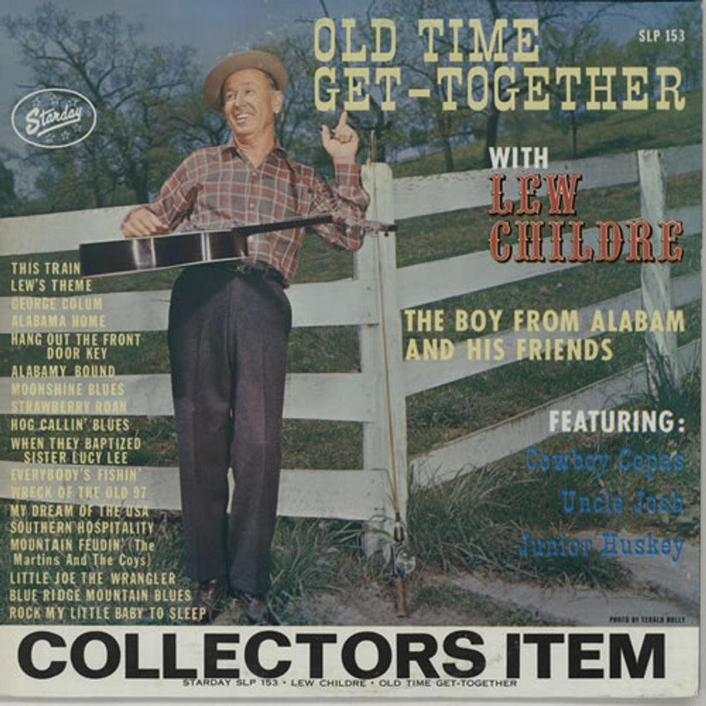 Lew Childre Old Time Get-Together US vinyl LP album (LP record) SLP153