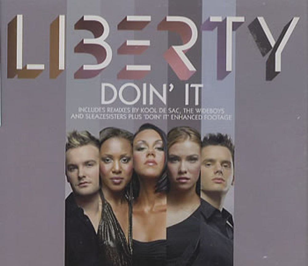 Liberty X Doin' It UK CD single (CD5 / 5") VVR5017798