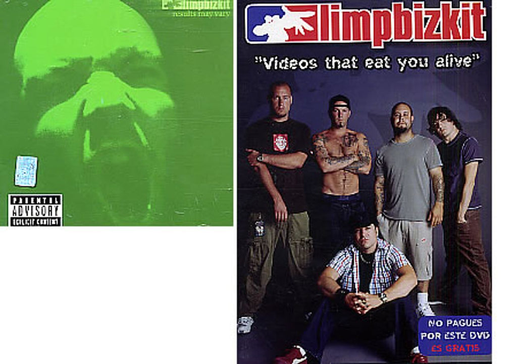 Limp Bizkit Results May Vary Mexican 2 disc CD DVD set RareVinyl