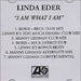 Linda Eder I Am What I Am US Promo CD-R acetate CDR ACETATE