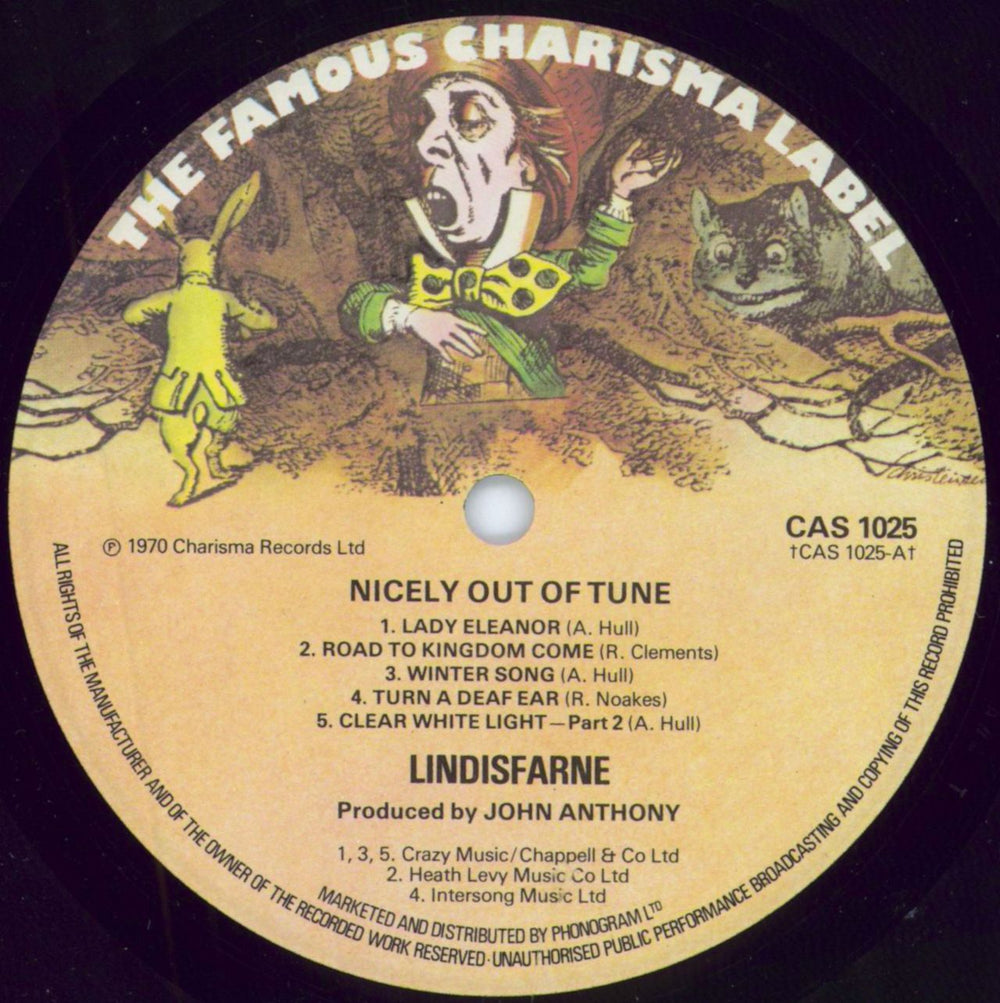 Lindisfarne Nicely Out Of Tune - 2nd UK vinyl LP album (LP record) LSFLPNI295830