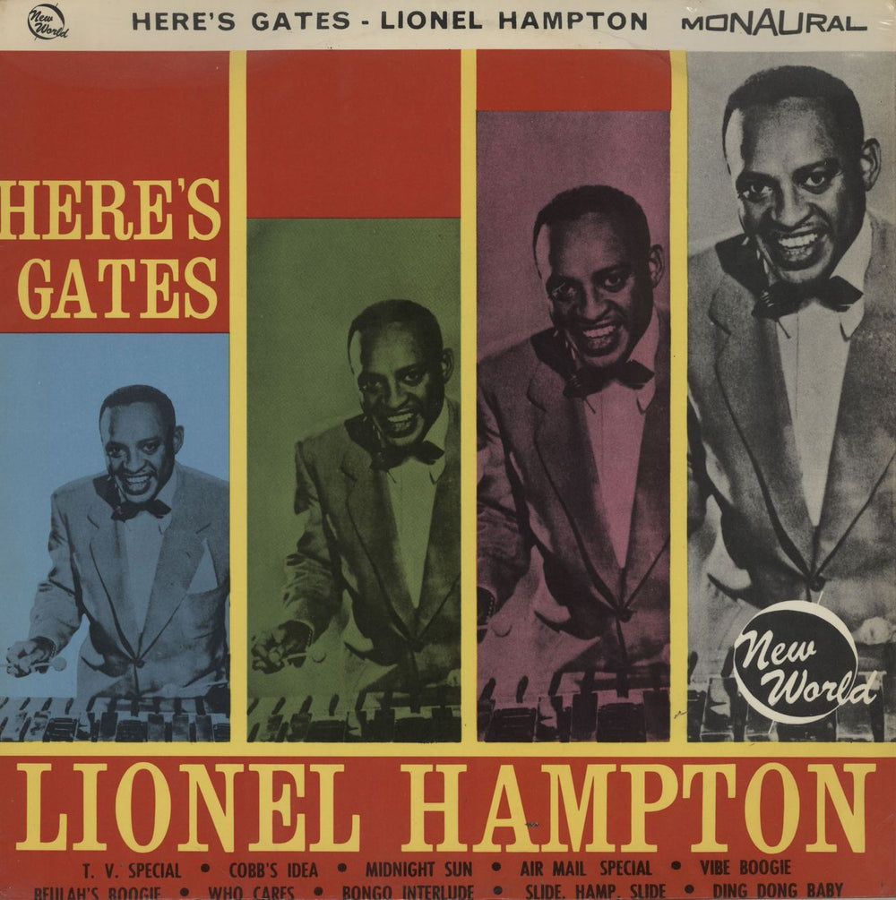 Lionel Hampton Here's Gates UK vinyl LP album (LP record) NW/5019