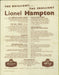Lionel Hampton Tour Programme UK tour programme