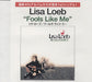 Lisa Loeb Fools Like Me Japanese Promo CD single (CD5 / 5") CDS-1889