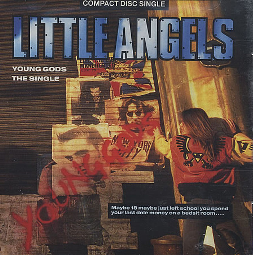 Little Angels Young Gods UK CD single (CD5 / 5") LTLCD10