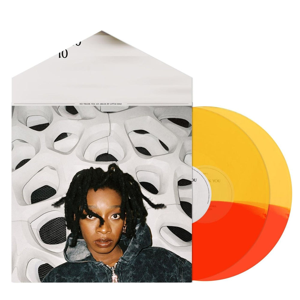 Little Simz No Thank You - Red & Yellow Split-Colour Vinyl - Sealed UK 2-LP vinyl record set (Double LP Album) FLO00016LPI