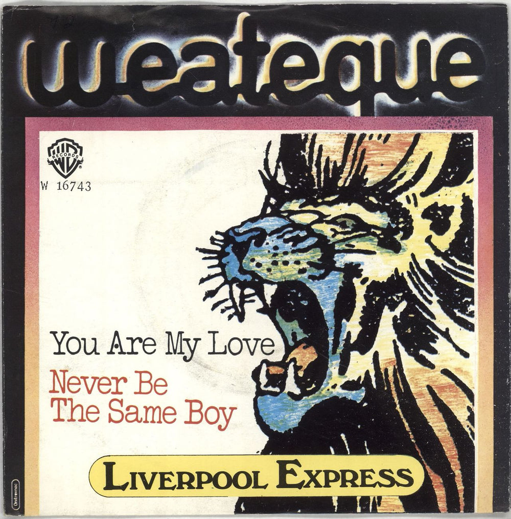 Liverpool Express You Are My Love Italian 7" vinyl single (7 inch record / 45) K16743