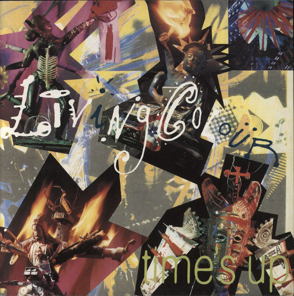 Living Colour Time's Up UK vinyl LP album (LP record) 4669201