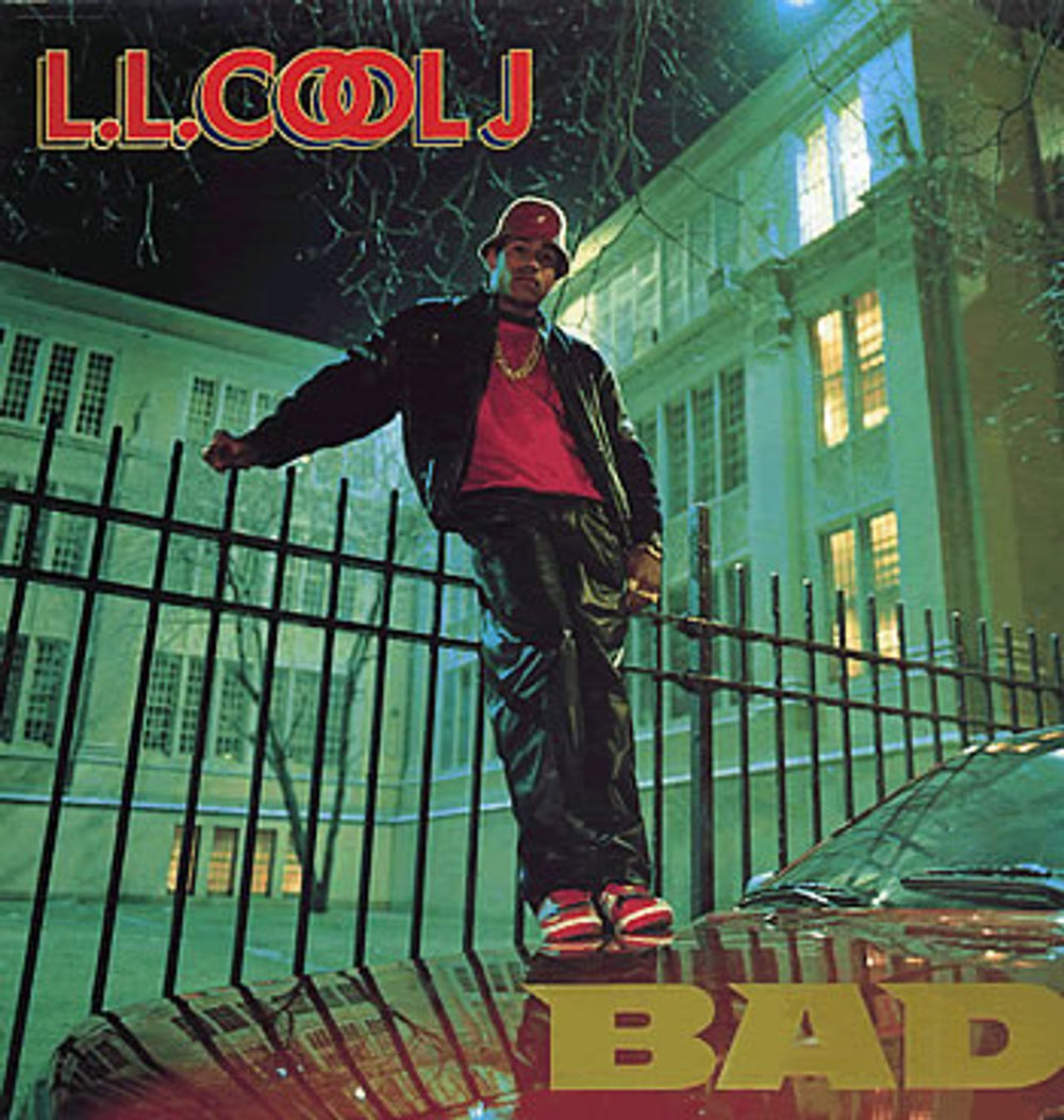 LL Cool J Bigger And Deffer (BAD) - Gold Promo Stamped UK vinyl LP album (LP record) 4505151