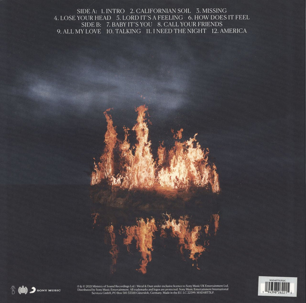 London Grammar Californian Soil - Yellow Vinyl UK vinyl LP album (LP record) 194398262215