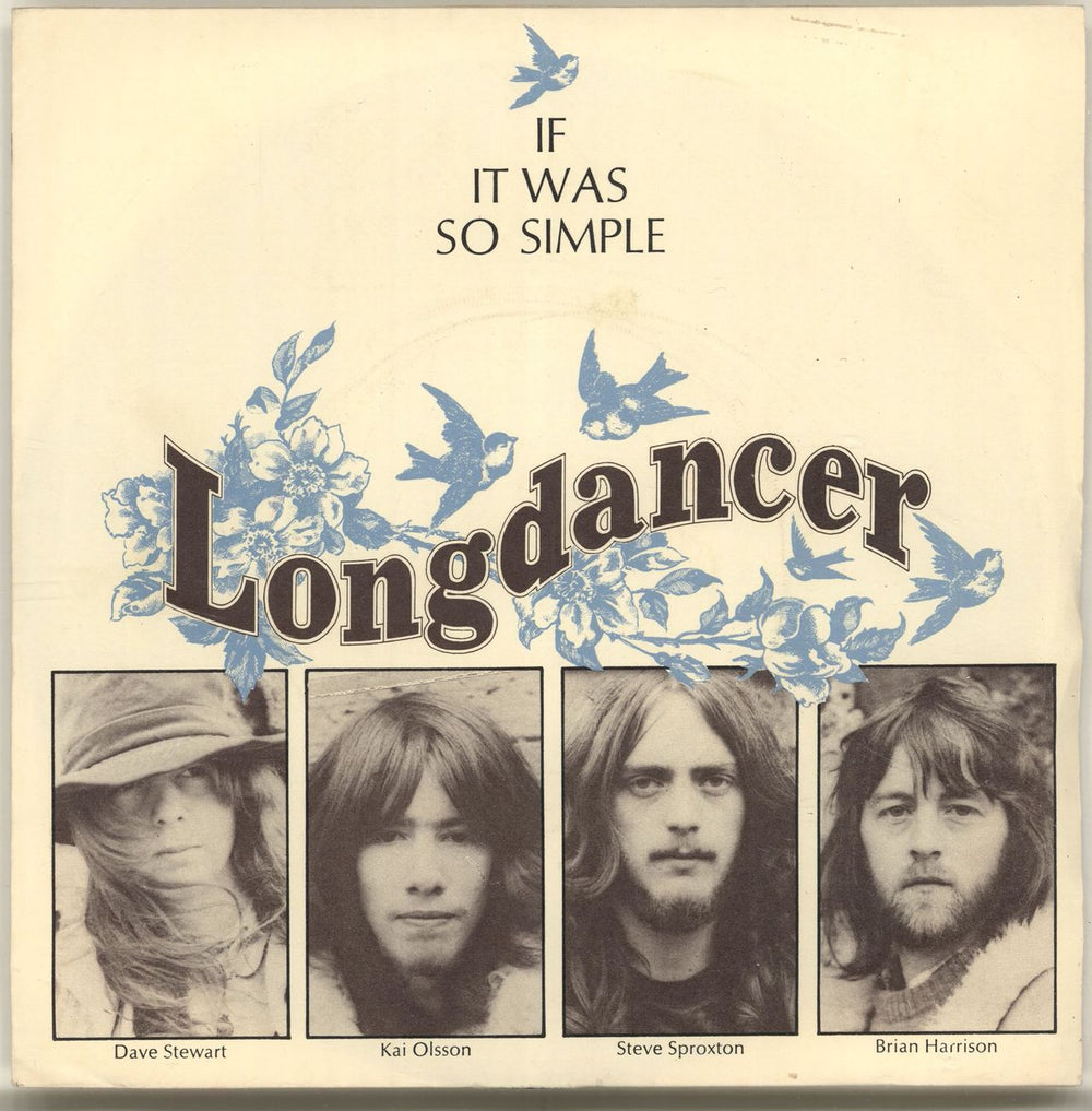 Longdancer If It Was So Simple UK 7" vinyl single (7 inch record / 45) PIG1